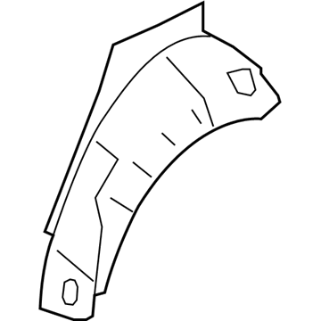 BMW 41-21-7-204-445 Wheel Arch Outer Rear Left