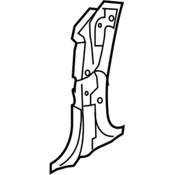 Hyundai 71201-3N000 Pillar Assembly-Front Inner, LH