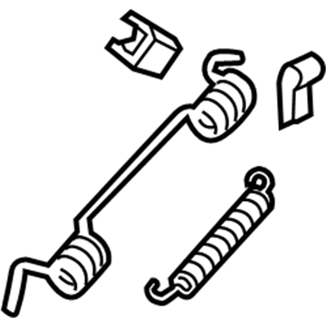 Ford DC3Z-2069-A Park Brake Shoes Retainer Kit