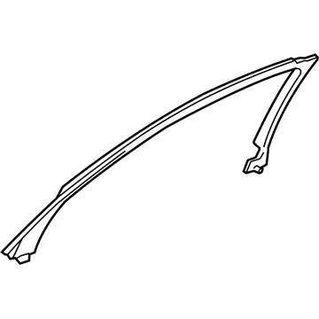 Lexus 67663-53010 Garnish, Door Frame, RH