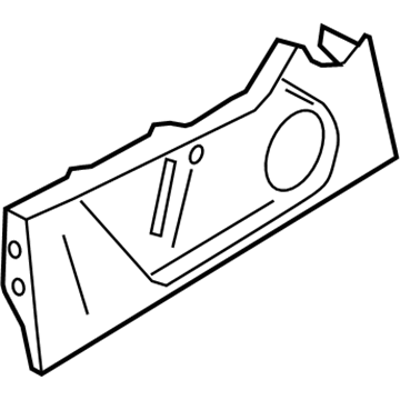 Nissan 87380-3YW0A Finisher Assy-Cushion, Front Seat LH