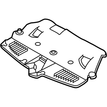 Lexus 53295-11010 DEFLECTOR, Radiator