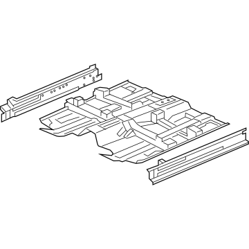 Honda 65100-TLD-315ZZ FLOOR COMP, FRONT