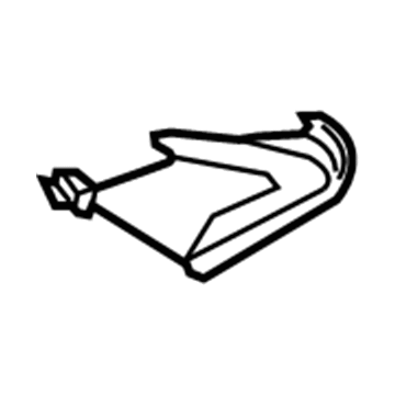BMW 52-10-6-979-625 Cover, Belt Catch Left