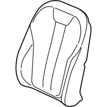 BMW 52-10-8-091-563 LEATHER COVER SPORT BACKREST