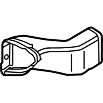 BMW 51-11-7-896-587 Front Left Brake Air Duct