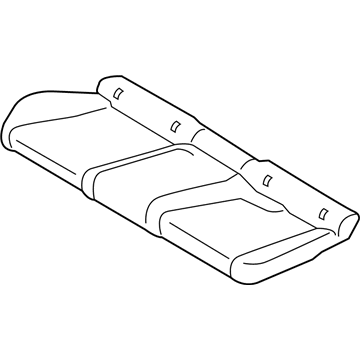 BMW 52-20-7-378-991 LEATHER COVER, REAR SEAT