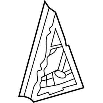 Hyundai 83840-2D200 Moulding Assembly-Rear Door Delta, RH