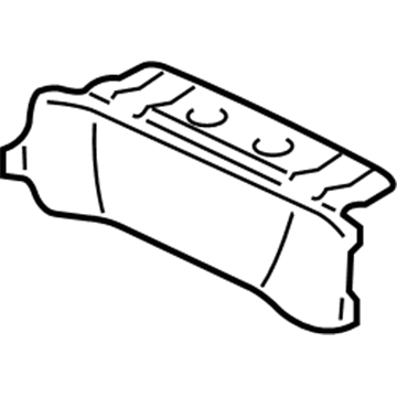 Acura 81222-S0X-A21ZE Cover, Front (Saddle)