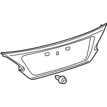 Lexus 76801-53050-A0 Garnish Sub-Assy, Luggage Compartment Door, Outside