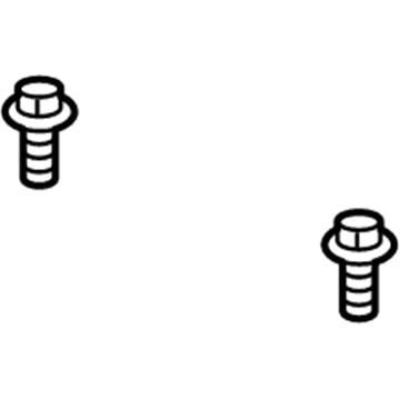 Acura 17525-S0X-A00 Bolt-Washer (10X25)