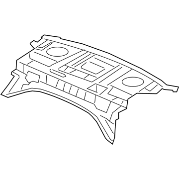 Honda 66500-TS8-A02ZZ Shelf, RR. Parcel