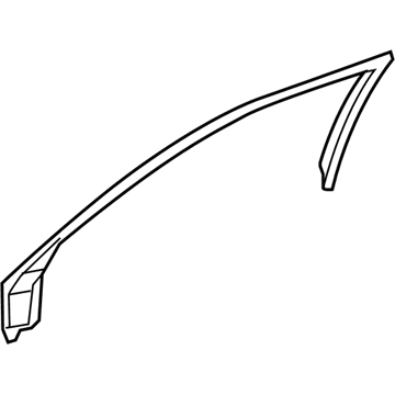 Lexus 67663-33020 Garnish, Door Frame, RH