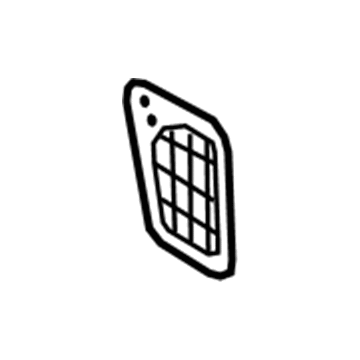 Lexus 64383-48010-A0 Grille, Rear Speaker