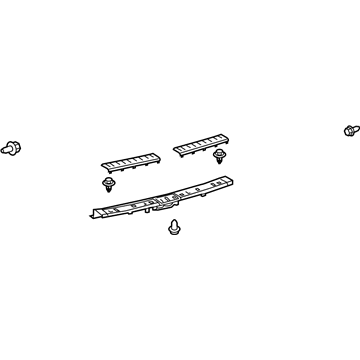 Lexus 58387-48072-A0 Plate, Rear Floor Finish