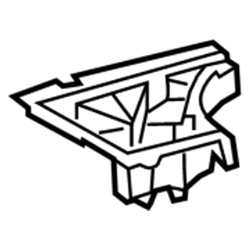 Lexus 64991-0E020 Box, Deck Floor, Front
