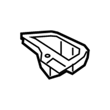 Lexus 64429-48010-A0 Box, Deck Side Trim, RH