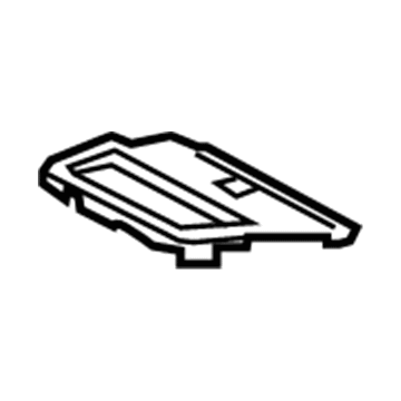 Lexus 64439-48010-A0 Box, Deck Side Trim, LH