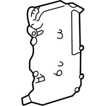 Toyota 88891-60040 Evaporator Core Cover