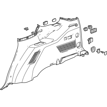 GM 84772055 Lower Quarter Trim
