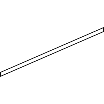 GM 15804923 Molding Asm-Front Side Door Center *Ex Brt Chrom