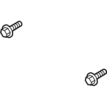 Honda 90113-SJC-A00 Bolt, Shoulder (6X14)
