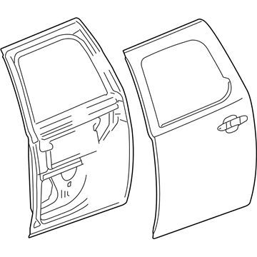 GM 22892603 Door Shell
