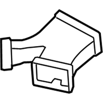 Hyundai 97010-3L001 Duct Assembly-Rear Ventilator