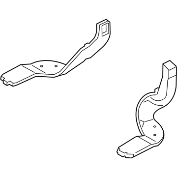 Hyundai 97360-3K000 Duct-Rear Heating, LH