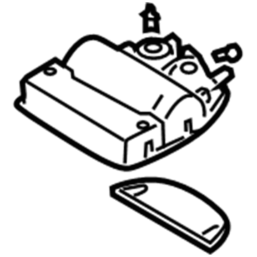 Hyundai 92800-2B001-J4 Lamp Assembly-Overhead Console