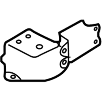 Nissan 74567-6MA0A Bracket-2ND Seat Mounting, LH