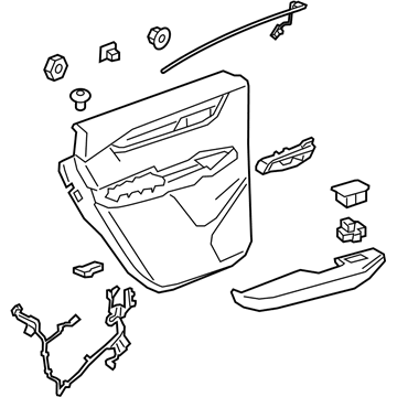 GM 84678554 Door Trim Panel