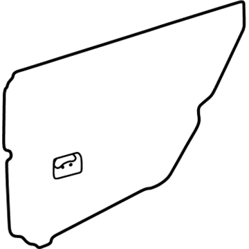 Lexus 67841-33070 Cover, Rear Door Service Hole, RH