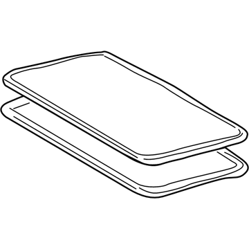 Lexus 63201-50162 Sliding Roof Glass Sub-Assembly