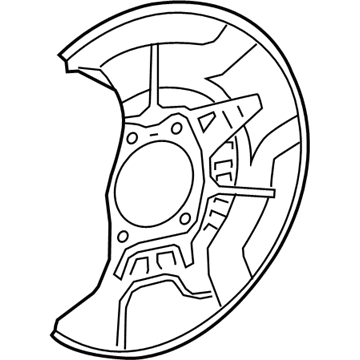 Lexus 47781-42050 Cover, Disc Brake Dust