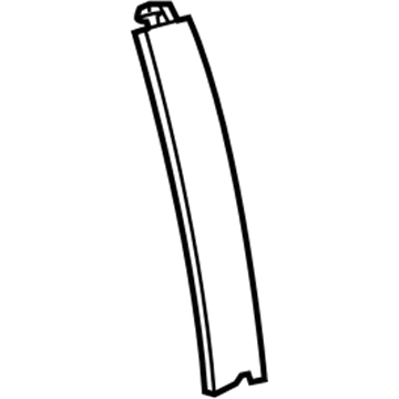 Honda 72430-TE0-A01 Garnish, R. FR. Door Center Pillar