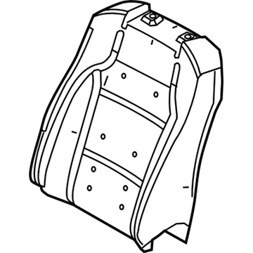Ford BG1Z-5464811-C Seat Back Pad