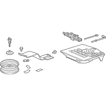 Acura 06421-TY2-A14ZA Temporary Kit (Graphite Black)