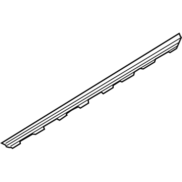 Infiniti 82835-1MA0A Seal-Rear Door Inside, LH