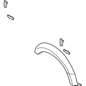 Ford HC3Z-16038-BB Wheel Opening Molding