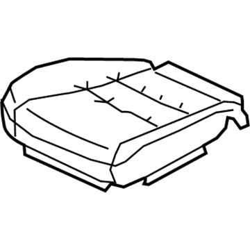 Acura 81531-SJA-A04ZF Cover, Left Front Seat Cushion Trim (Type A) (Leather)