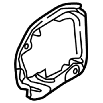 Kia 66318A8500 Bracket-Fender Mounting, L