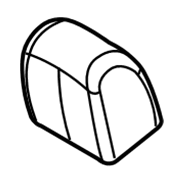 Ford DE9Z-74610A62-AA Headrest Cover
