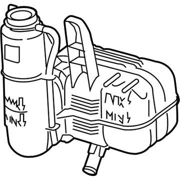 Mopar 68184910AF Bottle-COOLANT Recovery