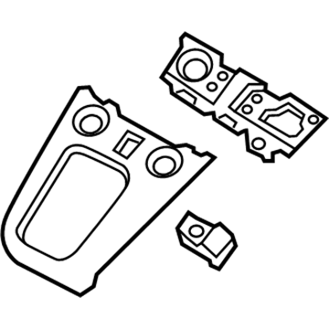 Nissan 68262-3LM0A Lid Assembly-Cluster, Lower