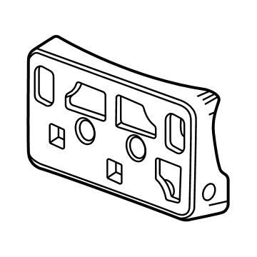 GM 84606319 License Bracket