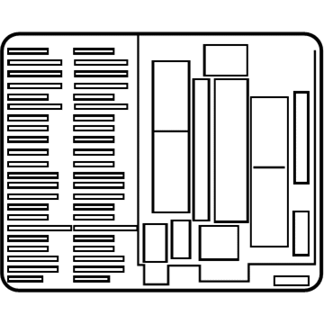 GM 23380772 Fuse Box Label