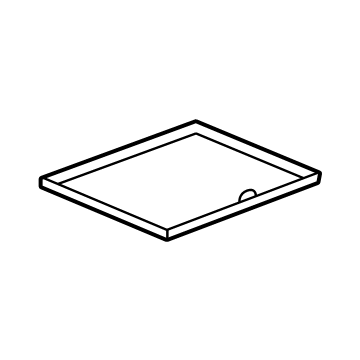 GM 84857053 LINER-F/FLR CNSL COMPT *BLACK