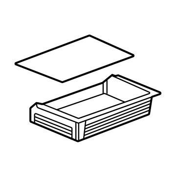 GM 84868667 TRAY ASM-F/FLR CNSL STOW *BLACK