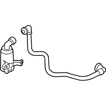 BMW 16-13-2-283-491 Vent Pipe With Dust Filter